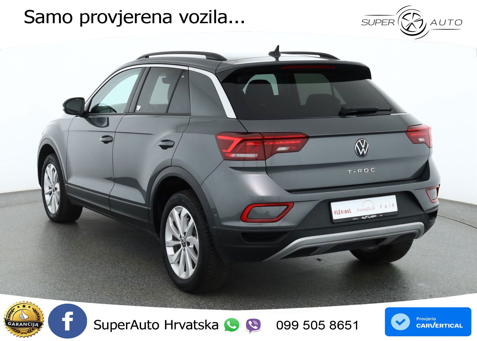 Volkswagen T-Roc 1.5 TSI (150 KS) DSG LED+GR SJED+ACC