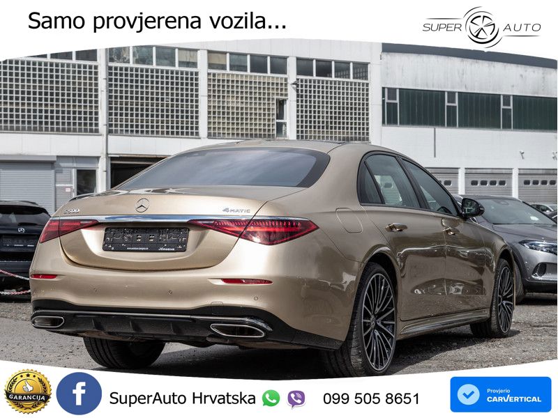 Mercedes S 500 (449 KS) EQ Boost 4MATIC 9G-TRONIC AMG ACC+HEAD+4xGR SJED+360+PANO