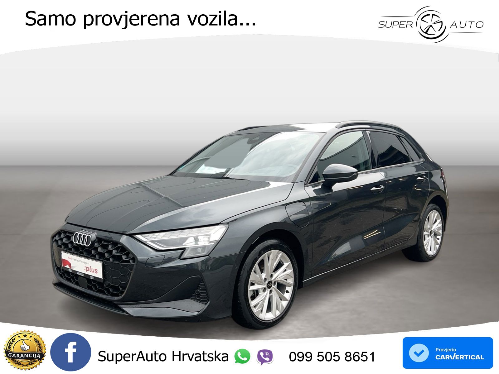 Audi A3 Sportback 40 TFSI e (204 KS) Plug-in Hybrid S tronic LED+GR SJED+ACC