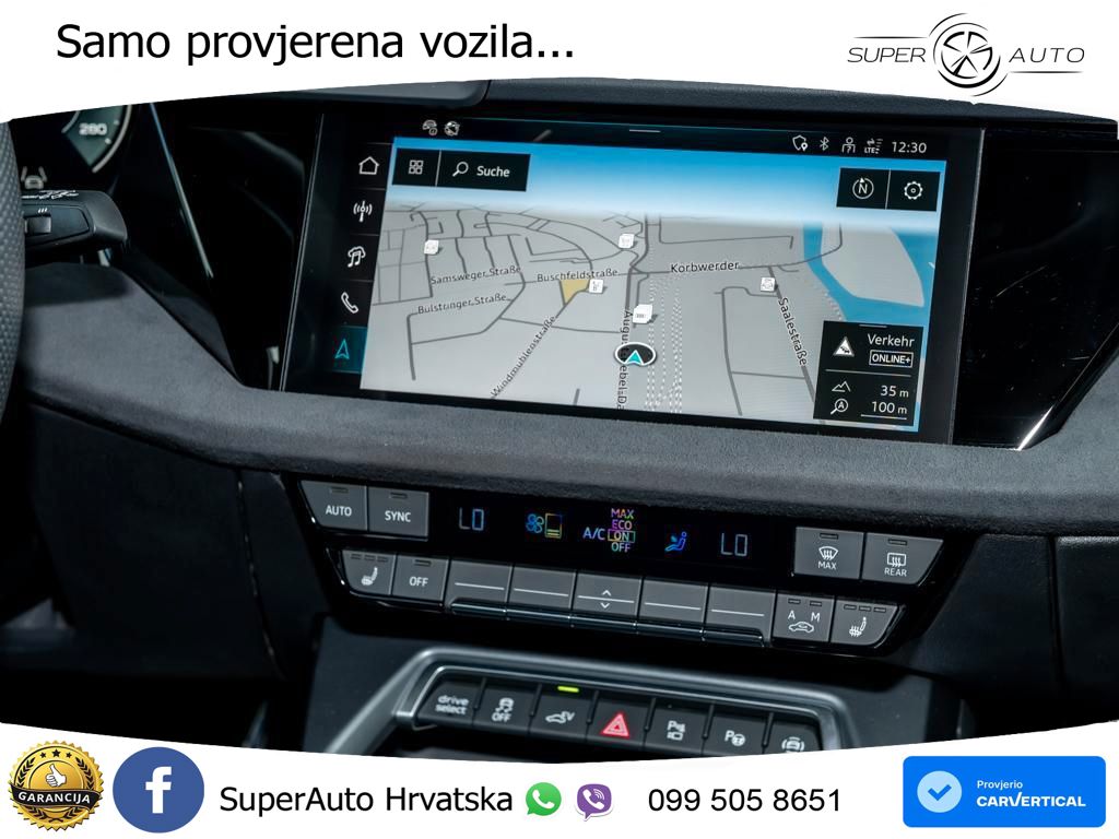 Audi A3 Sportback 40 TFSI e (204 KS) Plug-in Hybrid S tronic LED+GR SJED+ACC