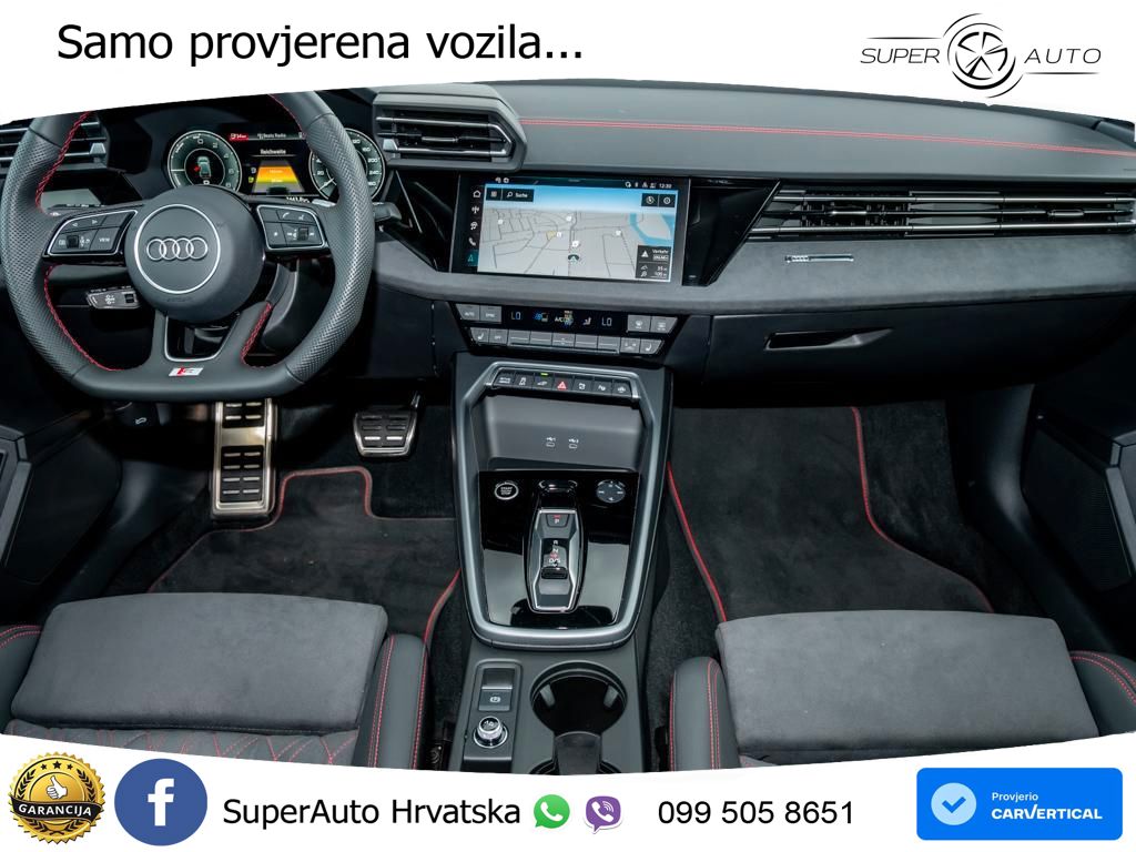 Audi A3 Sportback 40 TFSI e (204 KS) Plug-in Hybrid S tronic LED+GR SJED+ACC