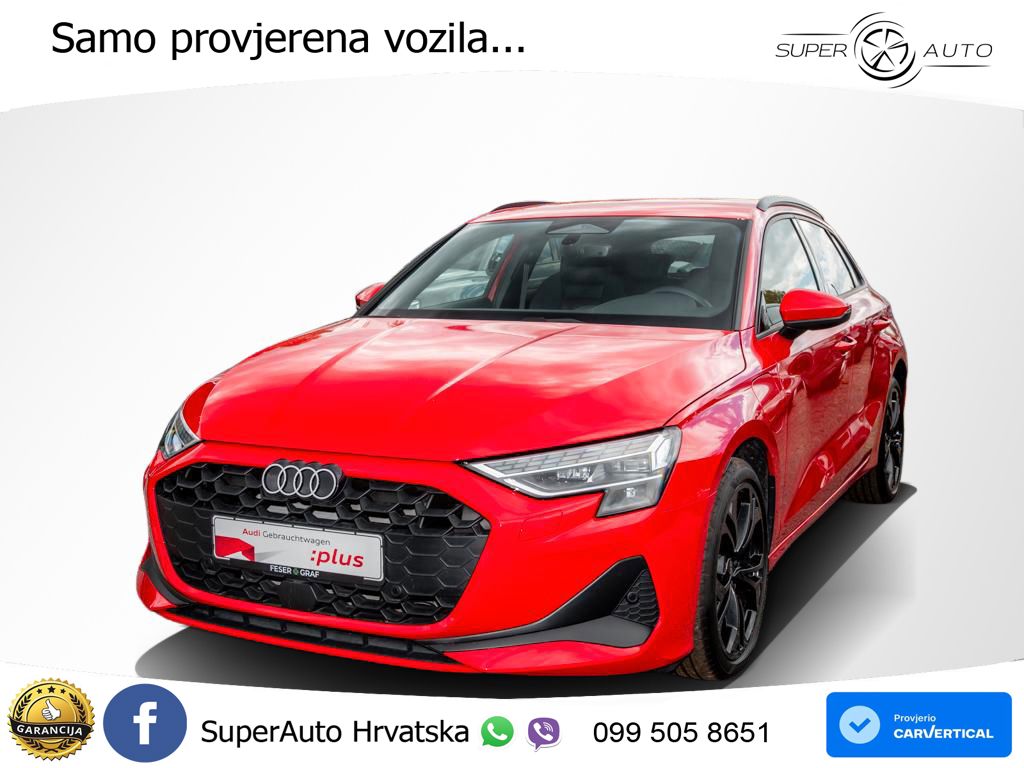 Audi A3 Sportback 40 TFSI e (204 KS) Plug-in Hybrid S tronic LED+GR SJED+ACC