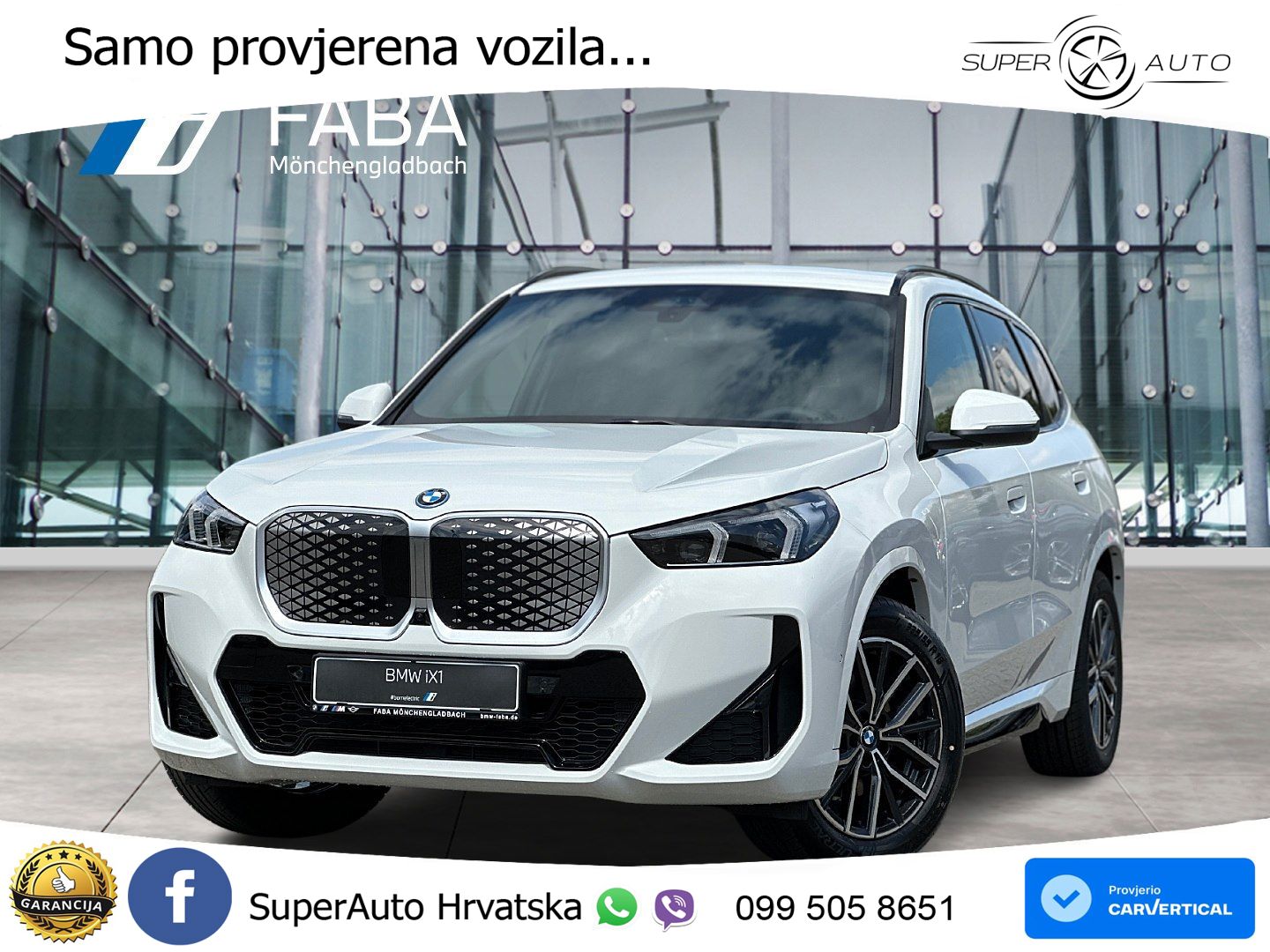 BMW iX1 66.5 kWh (204 KS) eDrive20 M Sport LED+GR SJED+ACC