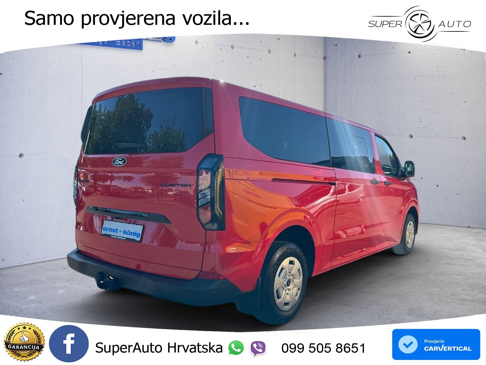 Ford Transit Custom 320 L2H1 PKW VA Trend Trend LED 150 KS