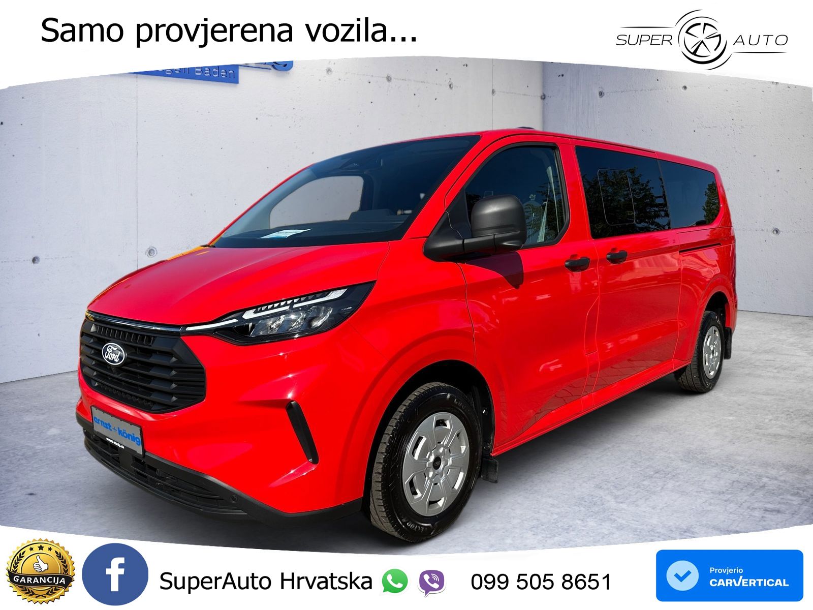 Ford Transit Custom 320 L2H1 PKW VA Trend Trend LED 150 KS