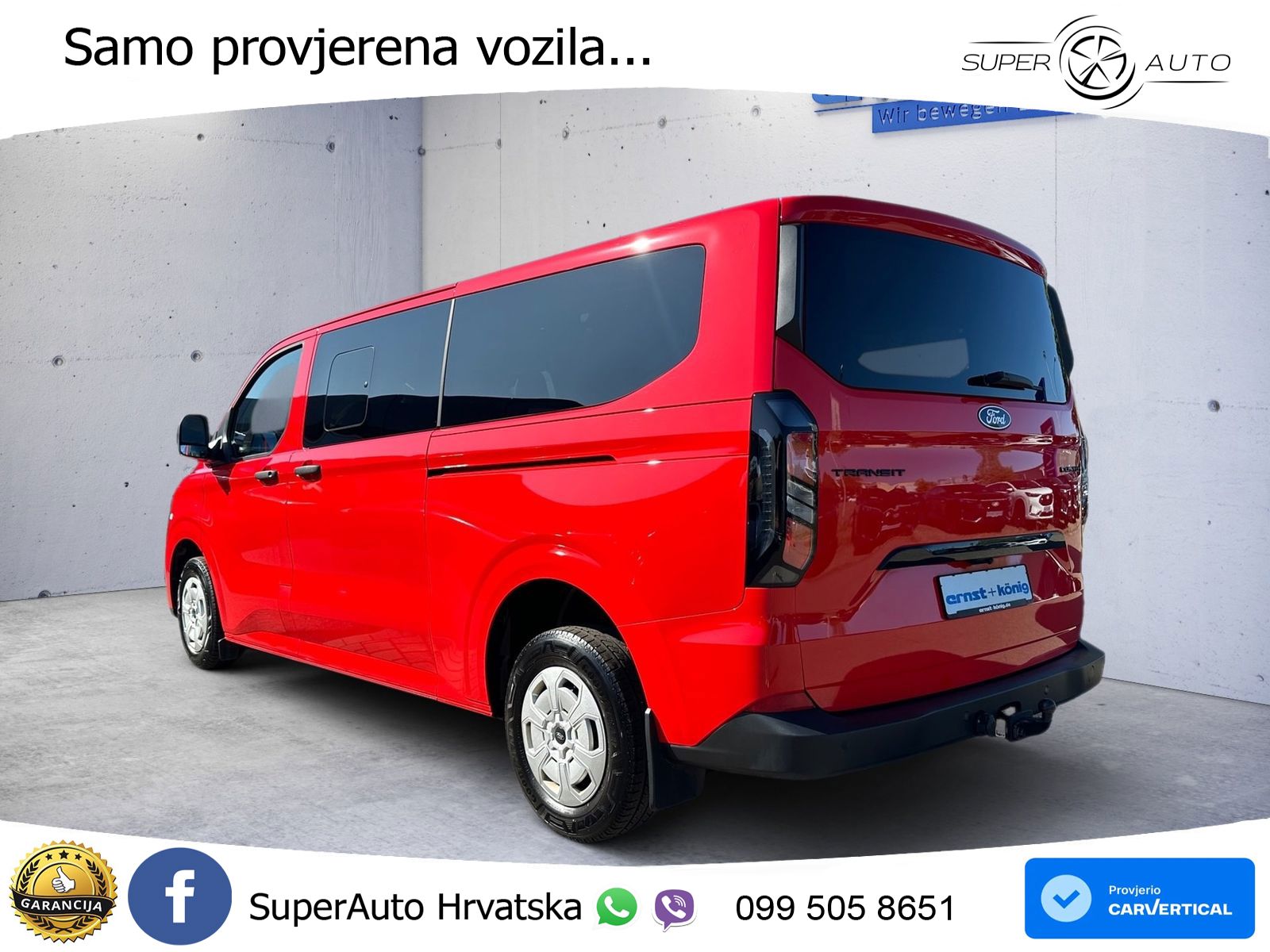 Ford Transit Custom 320 L2H1 PKW VA Trend Trend LED 150 KS