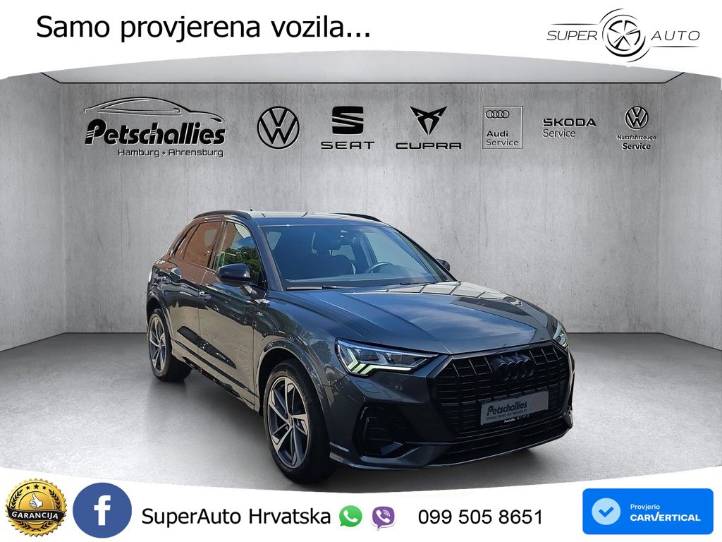 Audi Q3 35 TFSI (150 KS) S tronic S line LED+GR SJED+ACC