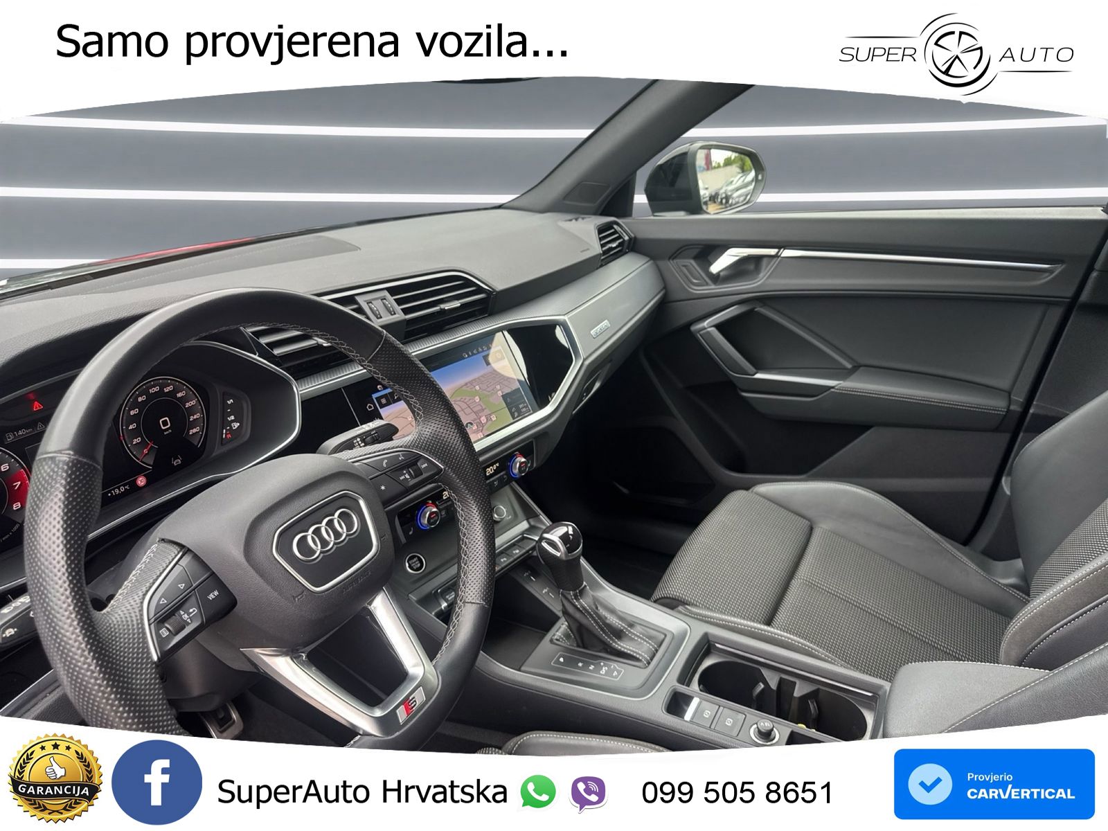Audi Q3 45 TFSI (245 KS) quattro S tronic S line LED+GR SJED+ACC