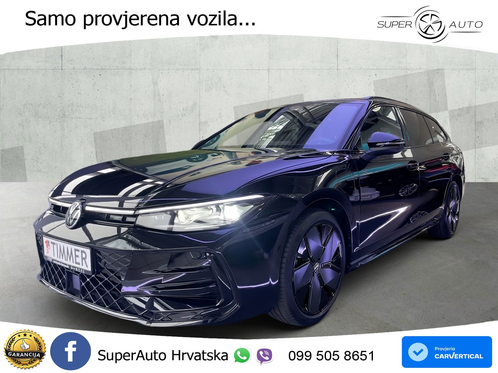 Volkswagen Passat Variant 1.5 TSI (204 KS) eHybrid DSG R-Line LED+GR SJED+ACC
