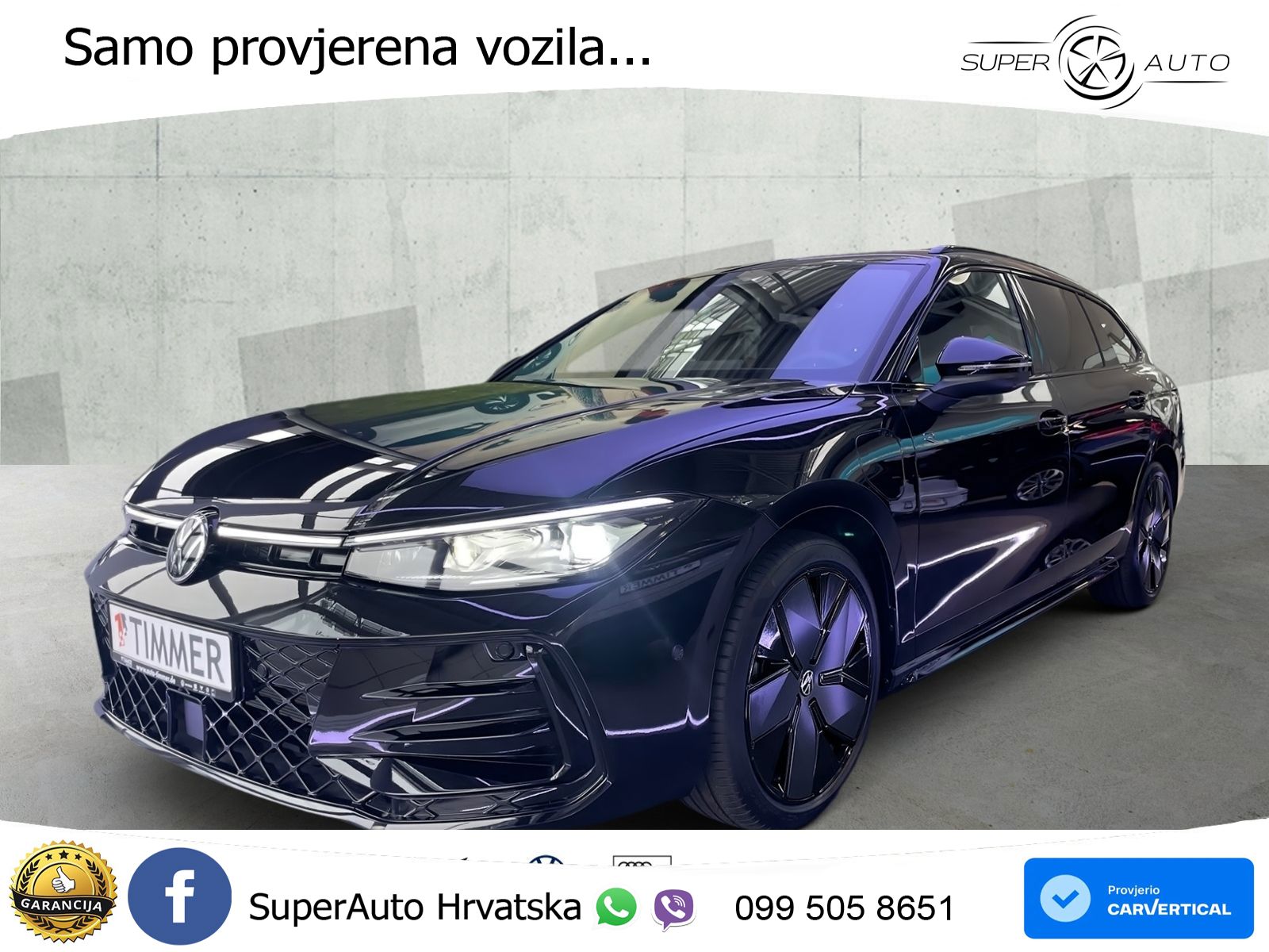 Volkswagen Passat Variant 1.5 TSI (204 KS) eHybrid DSG R-Line LED+GR SJED+ACC