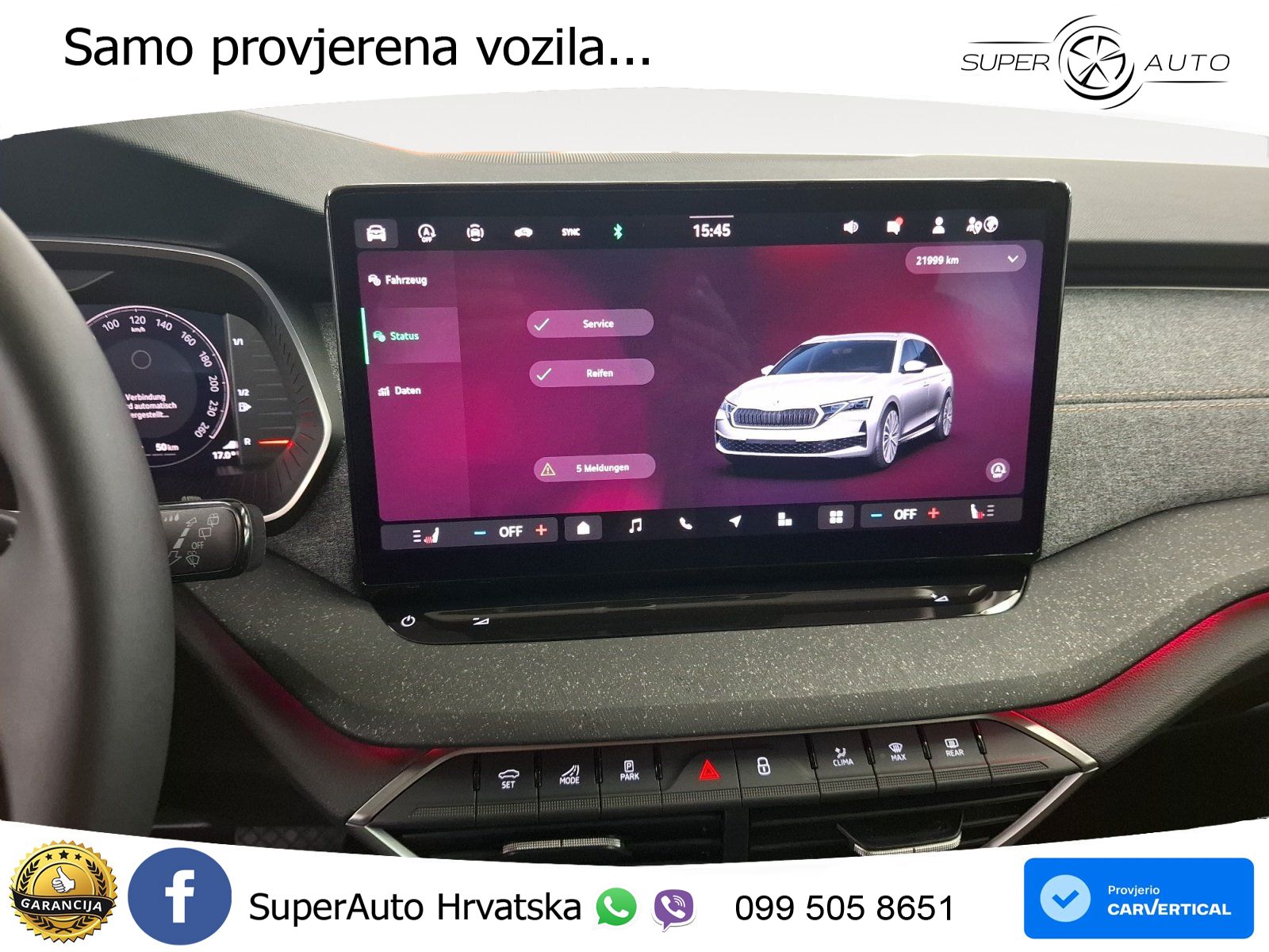 Škoda Octavia Combi 2.0 TDI (150 KS) DSG Selection LED+GR SJED+ACC