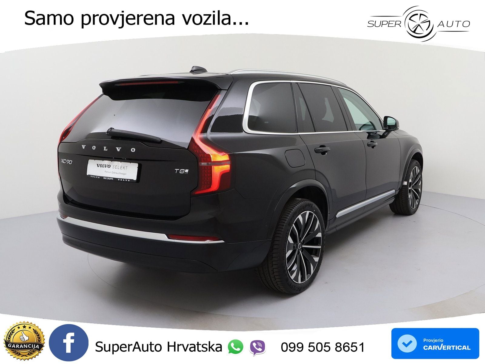Volvo XC90 2.0 T8 AWD Automatic ACC+HEAD+4xGR SJED+360+PANO