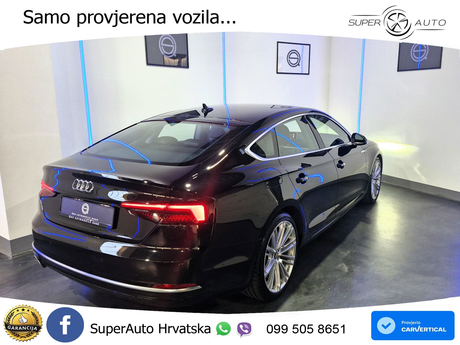 Audi A5 Sportback 40 TDI (190 KS) S tronic LED+GR SJED+ACC