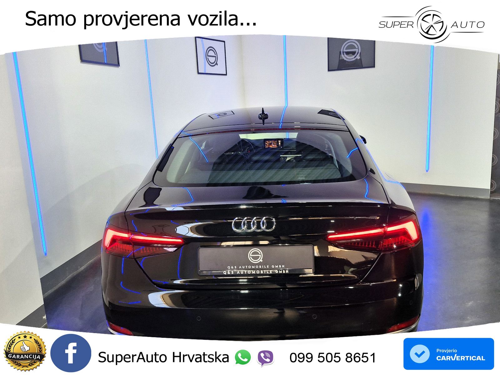 Audi A5 Sportback 40 TDI (190 KS) S tronic LED+GR SJED+ACC