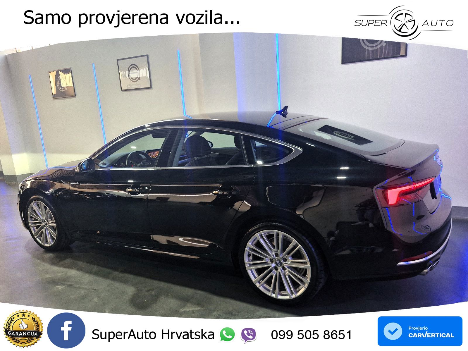 Audi A5 Sportback 40 TDI (190 KS) S tronic LED+GR SJED+ACC