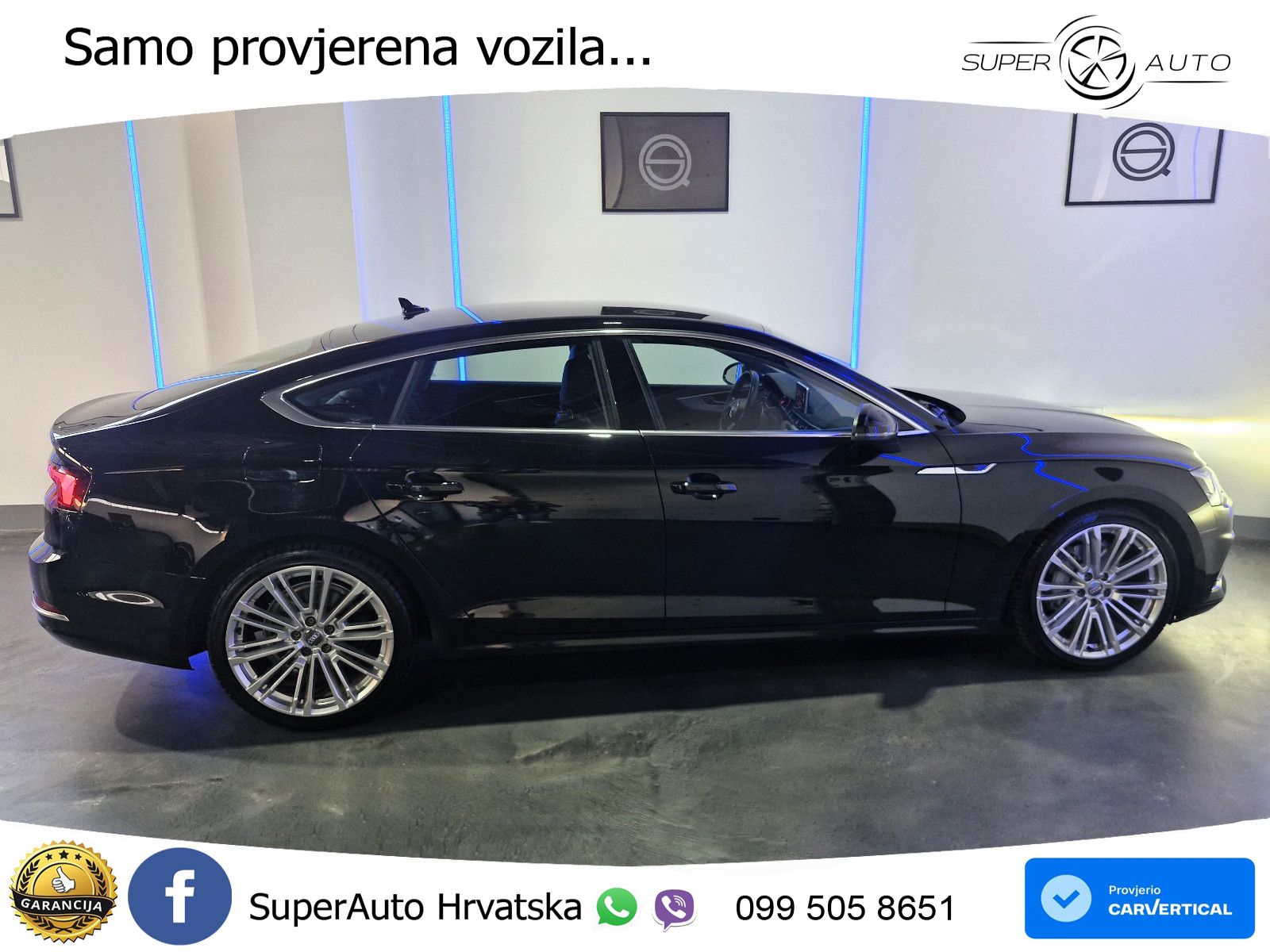 Audi A5 Sportback 40 TDI (190 KS) S tronic LED+GR SJED+ACC