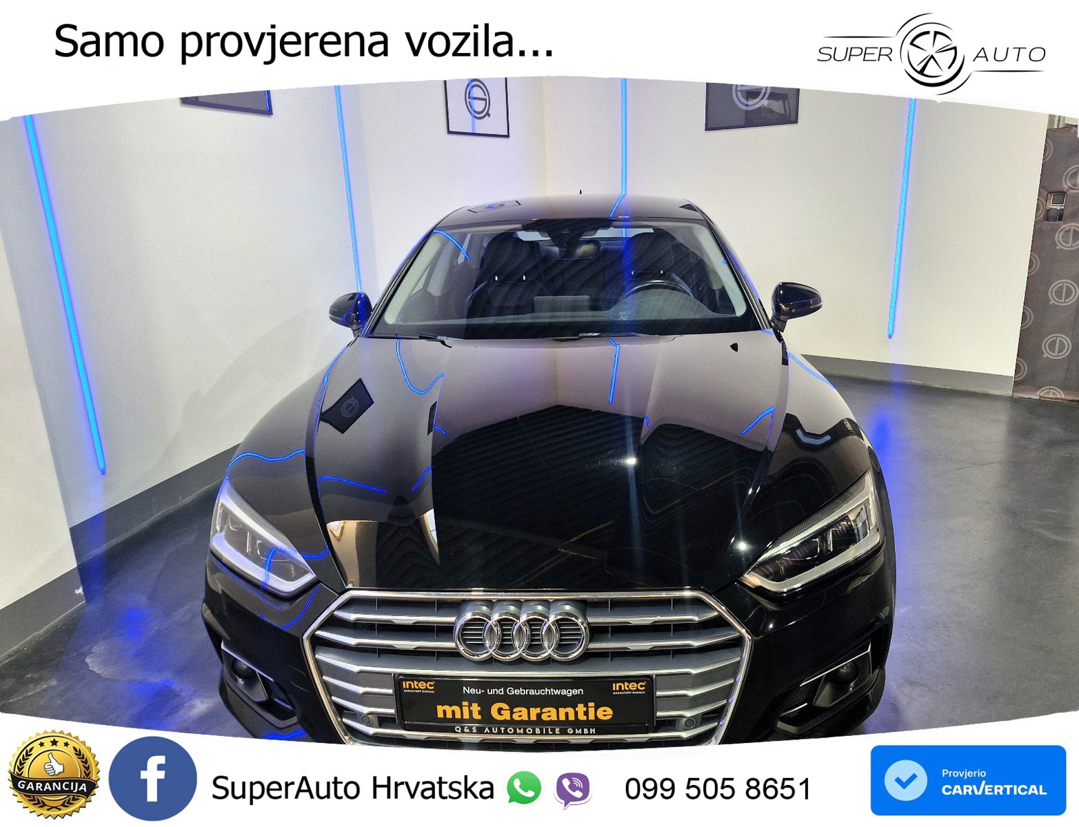 Audi A5 Sportback 40 TDI (190 KS) S tronic LED+GR SJED+ACC