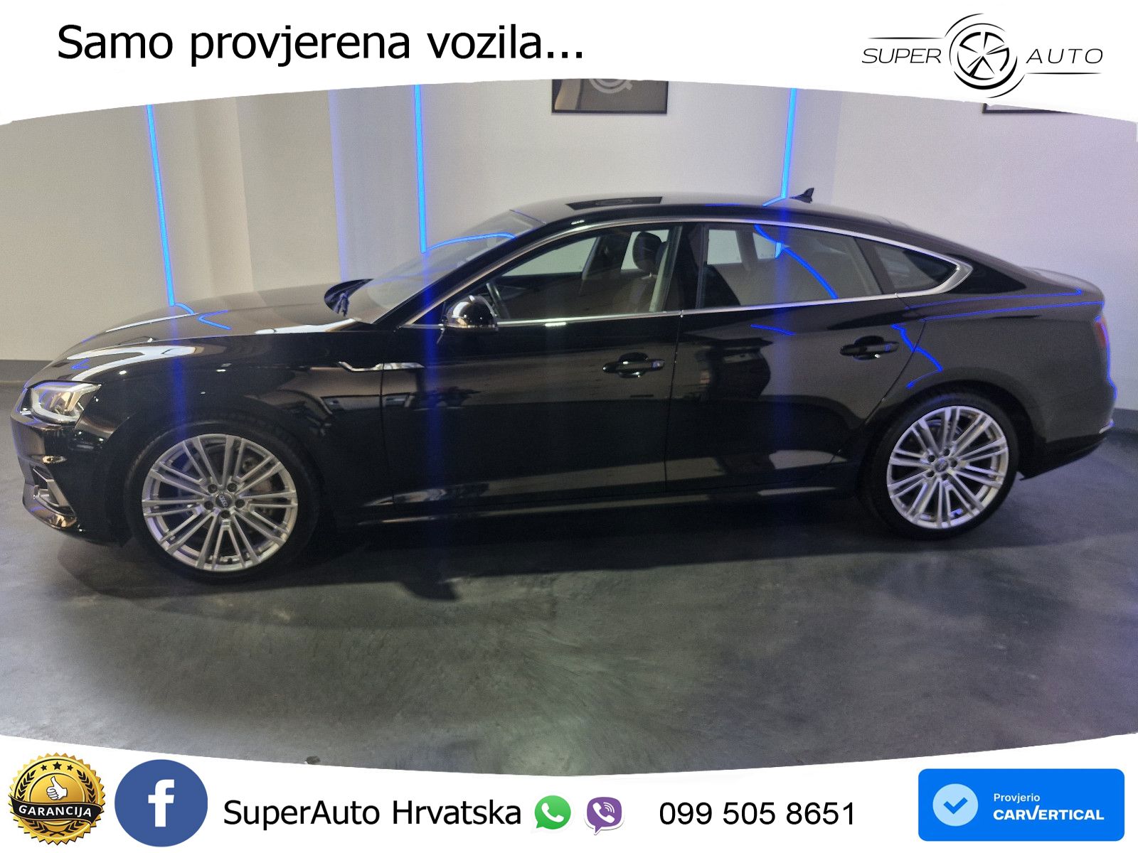 Audi A5 Sportback 40 TDI (190 KS) S tronic LED+GR SJED+ACC