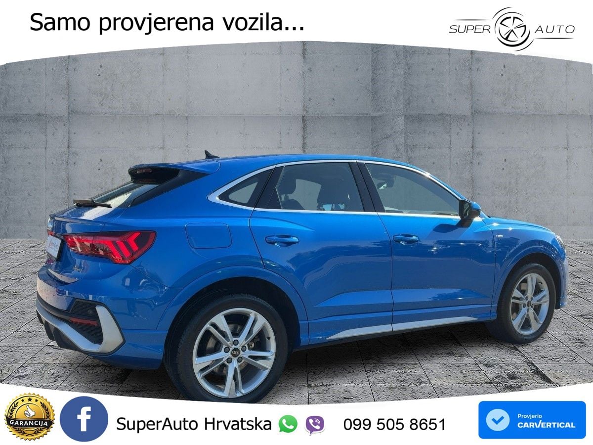 Audi Q3 Sportback 40 TFSI (190 KS) quattro S tronic S line MATRIX+GR SJED+KAM