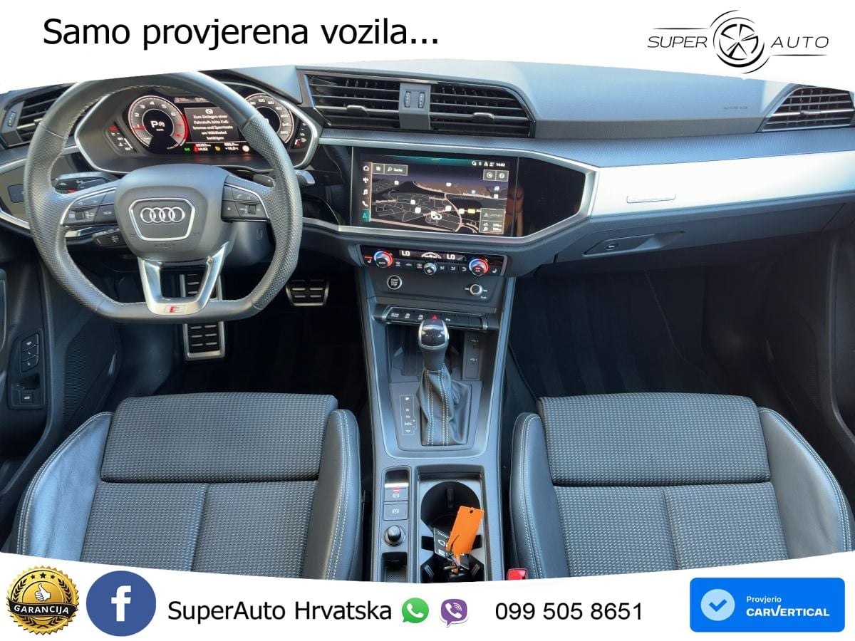 Audi Q3 Sportback 40 TFSI (190 KS) quattro S tronic S line MATRIX+GR SJED+KAM