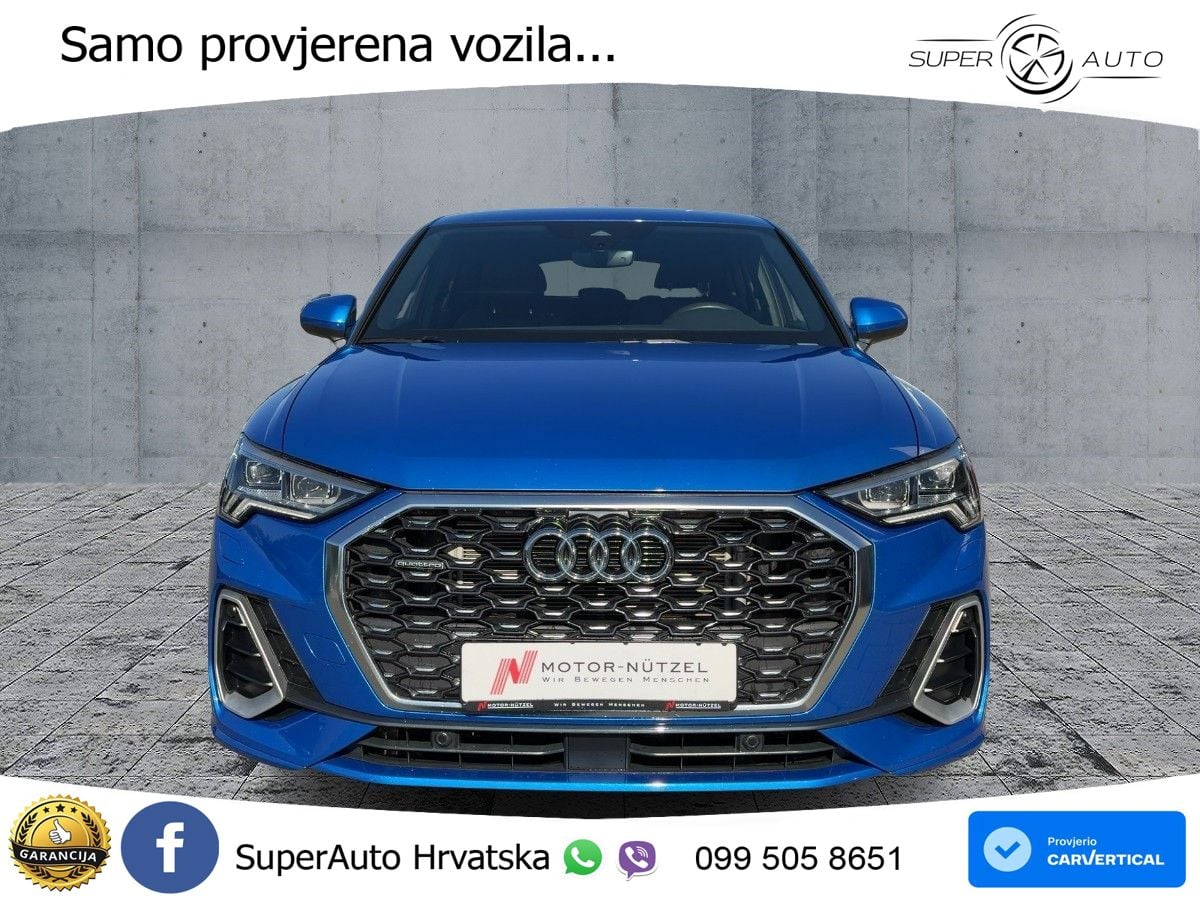 Audi Q3 Sportback 40 TFSI (190 KS) quattro S tronic S line MATRIX+GR SJED+KAM