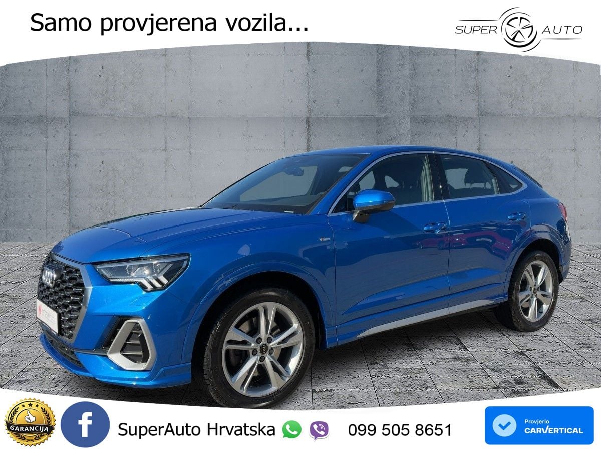 Audi Q3 Sportback 40 TFSI (190 KS) quattro S tronic S line MATRIX+GR SJED+KAM