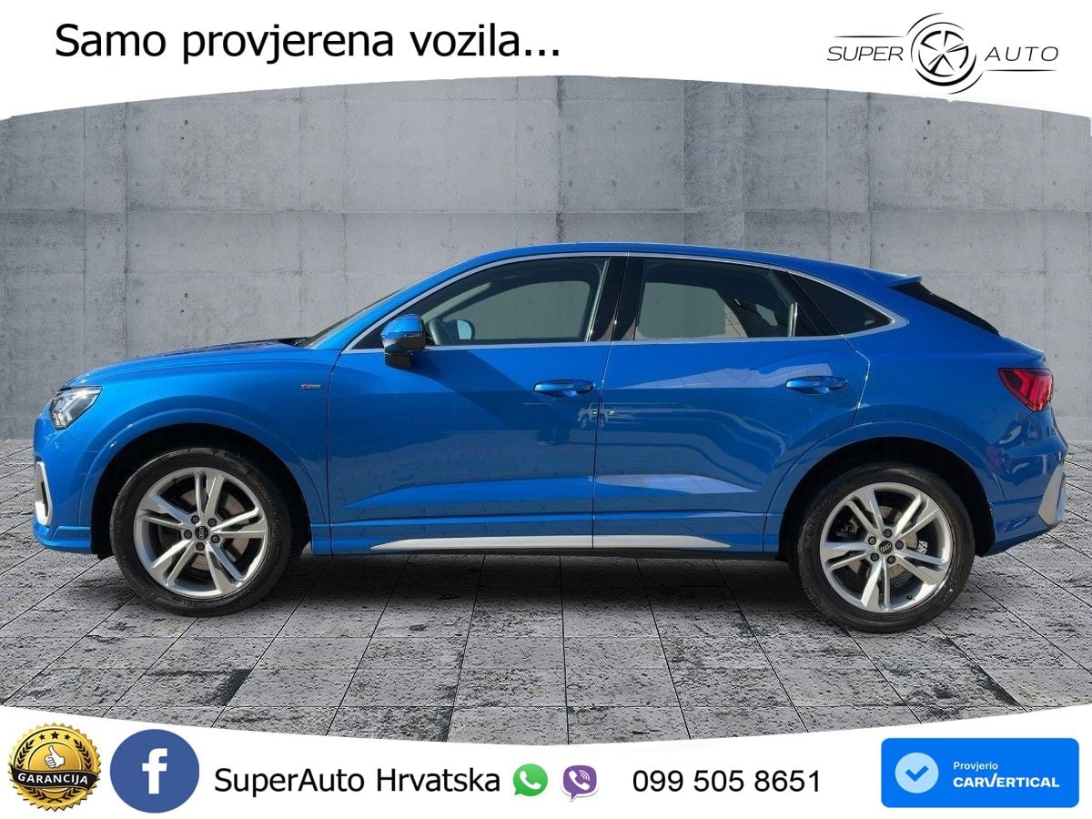 Audi Q3 Sportback 40 TFSI (190 KS) quattro S tronic S line MATRIX+GR SJED+KAM