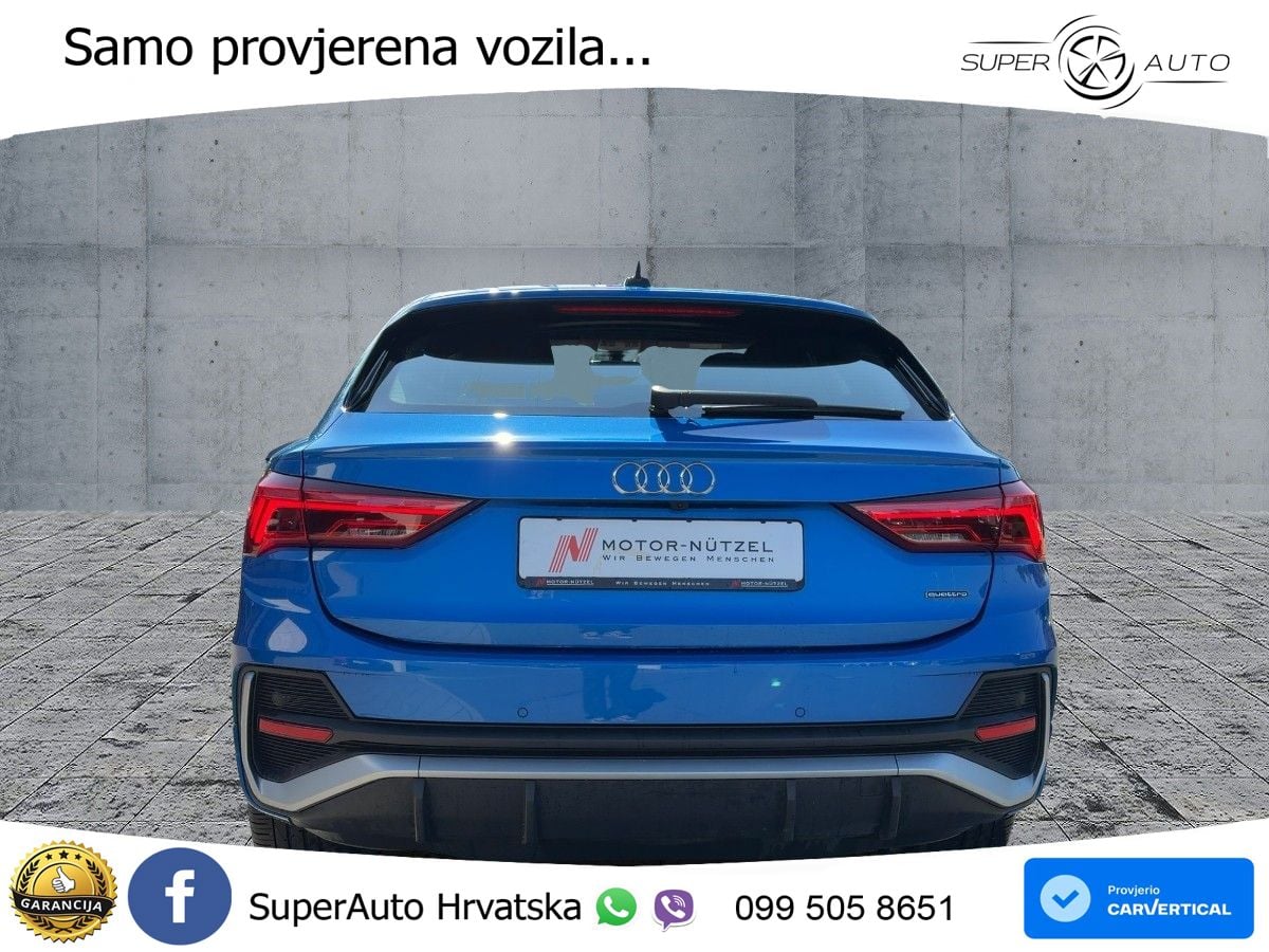 Audi Q3 Sportback 40 TFSI (190 KS) quattro S tronic S line MATRIX+GR SJED+KAM