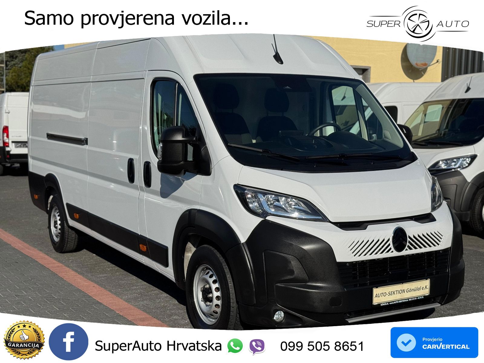 Citroën Jumper 35 L4H2 180 *Klima*Tempomat*Navi*Holz 179 KS