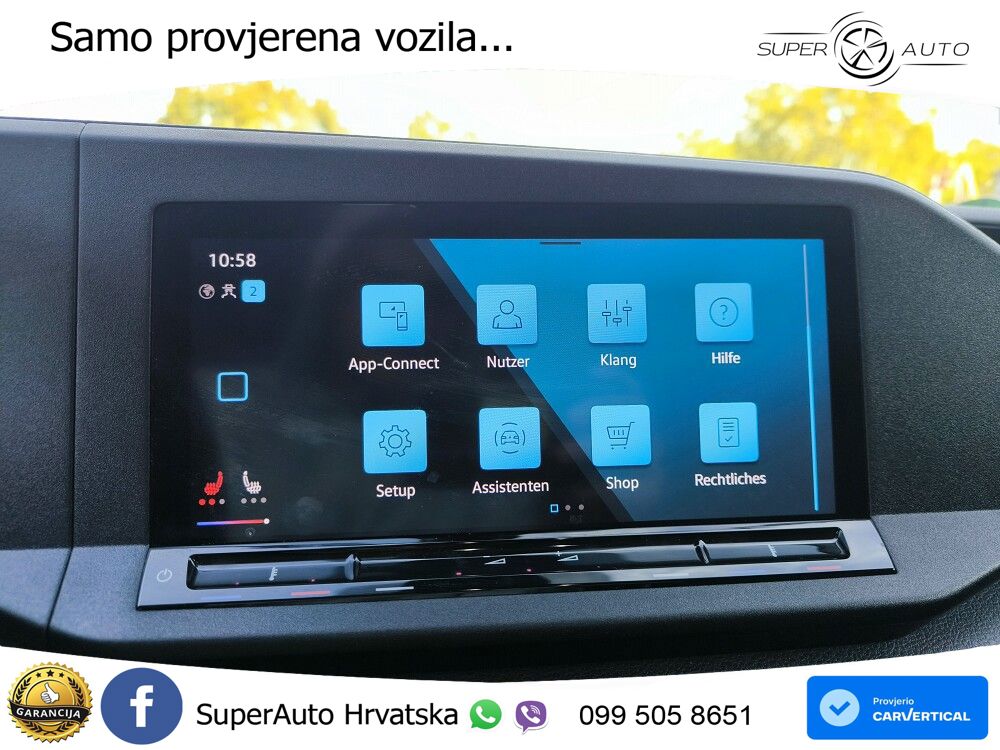Volkswagen Caddy Maxi DSG NAVI R-CAM BLUET KLIMA 122 KS