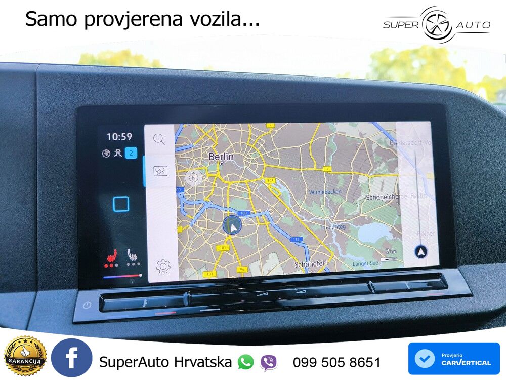 Volkswagen Caddy Maxi DSG NAVI R-CAM BLUET KLIMA 122 KS