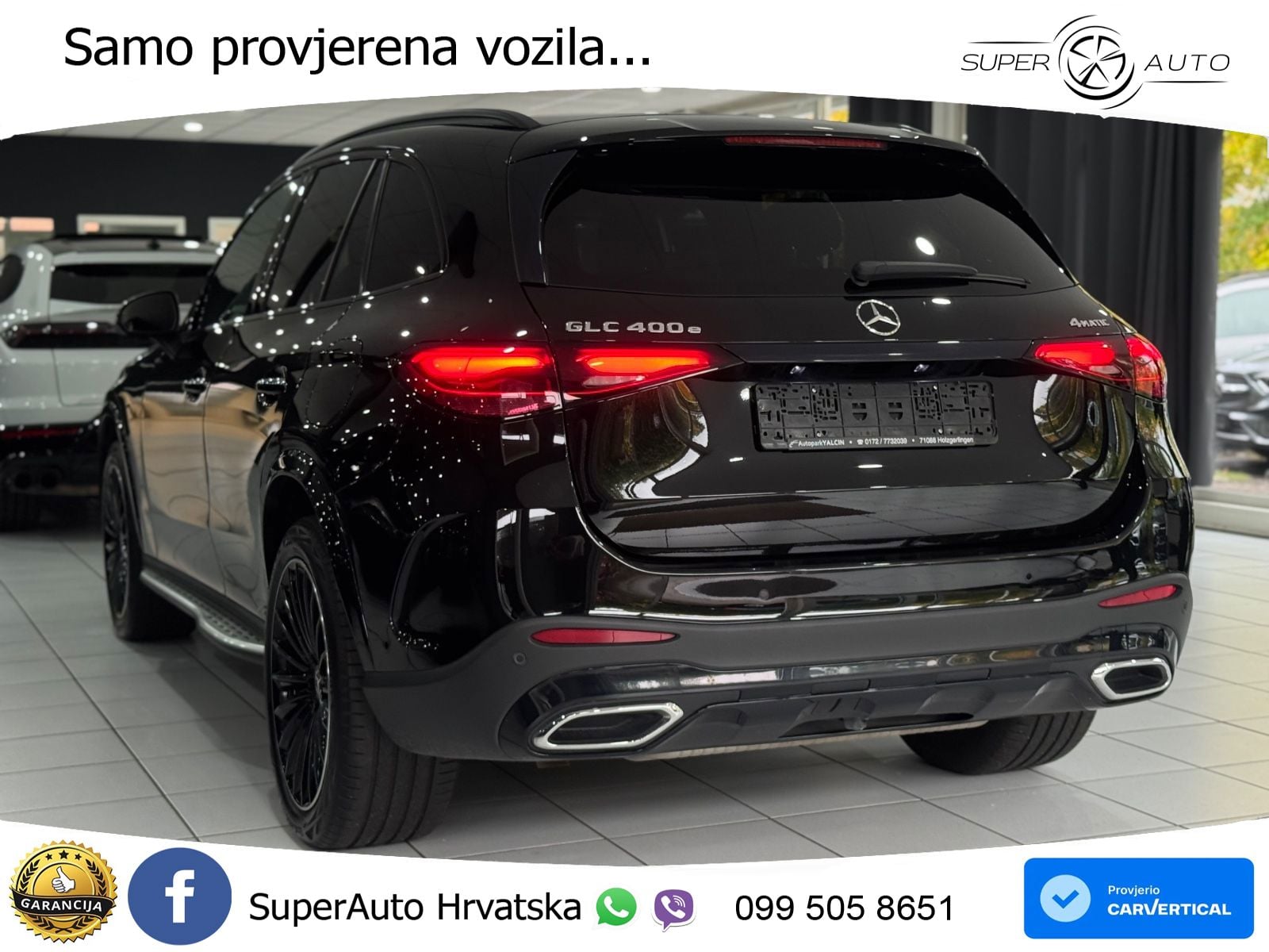 Mercedes GLC 400e (381 KS) 4MATIC 9G-TRONIC AMG ZRAČNI+ACC+GR SJED+360