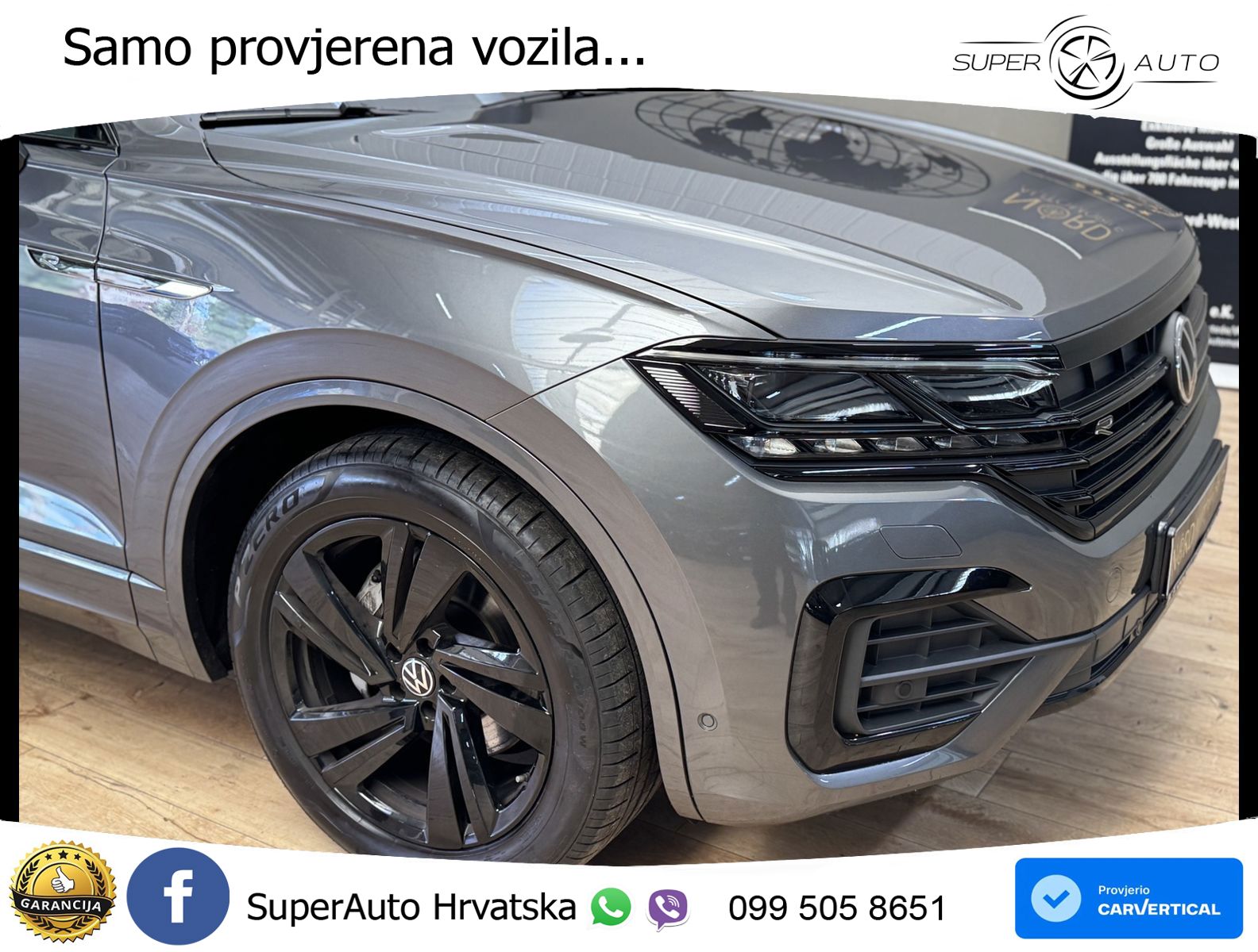 Volkswagen Touareg 3.0 V6 TDI (231 KS) 4MOTION Tiptronic R-Line ZRAČNI+ACC+GR SJED+KAM