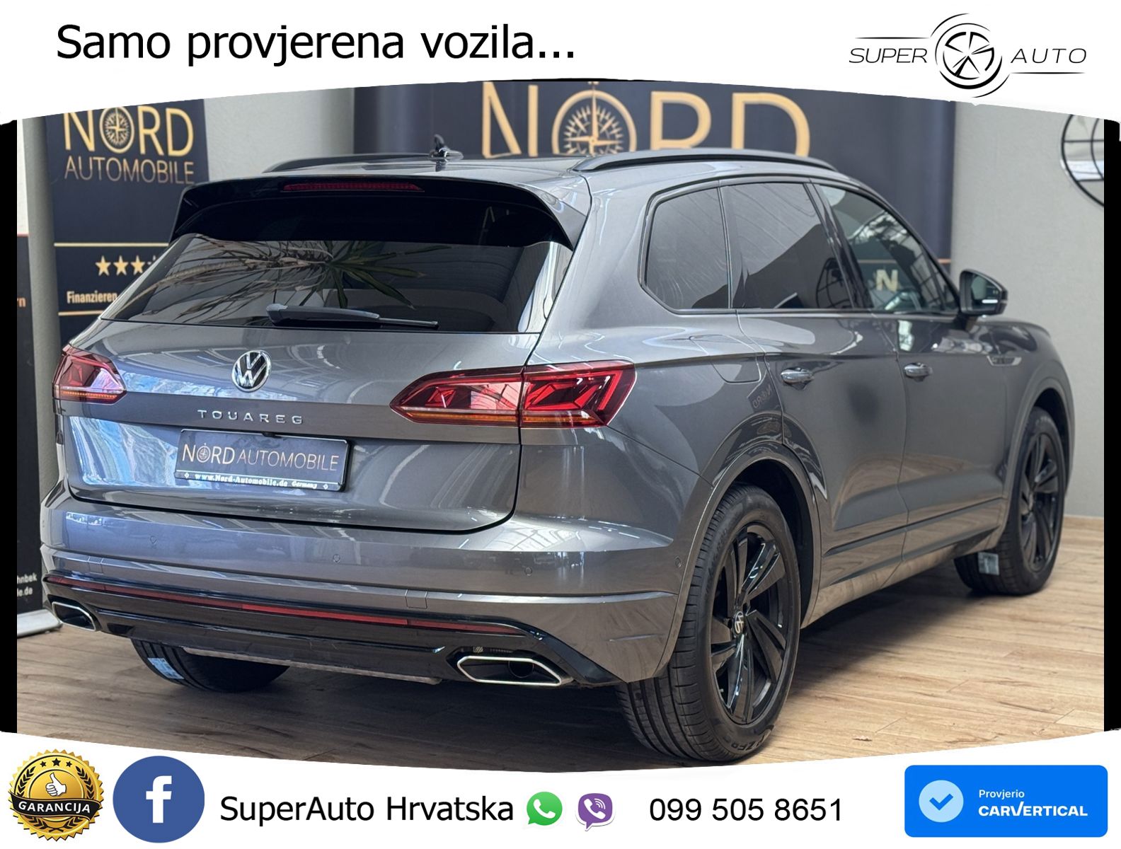 Volkswagen Touareg 3.0 V6 TDI (231 KS) 4MOTION Tiptronic R-Line ZRAČNI+ACC+GR SJED+KAM