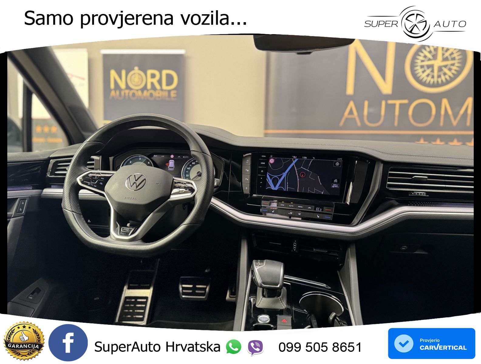 Volkswagen Touareg 3.0 V6 TDI (231 KS) 4MOTION Tiptronic R-Line ZRAČNI+ACC+GR SJED+KAM