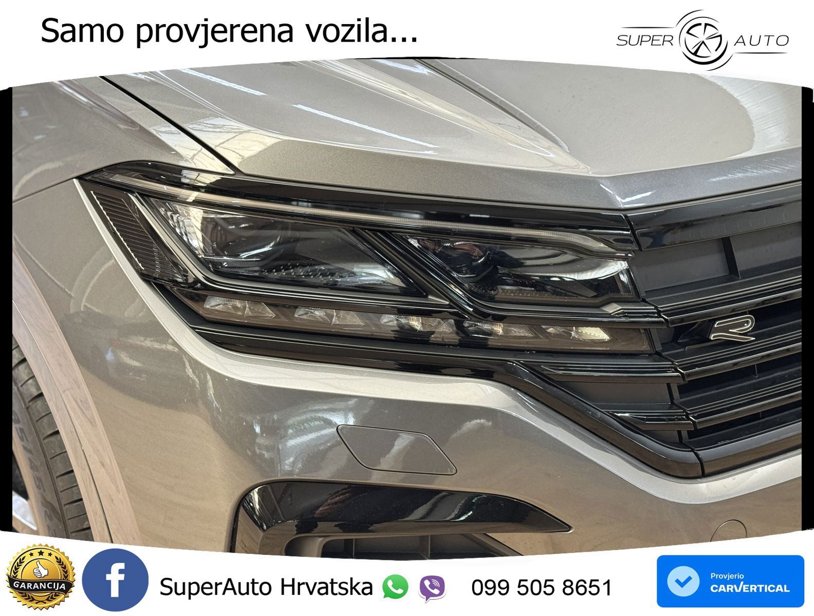 Volkswagen Touareg 3.0 V6 TDI (231 KS) 4MOTION Tiptronic R-Line ZRAČNI+ACC+GR SJED+KAM
