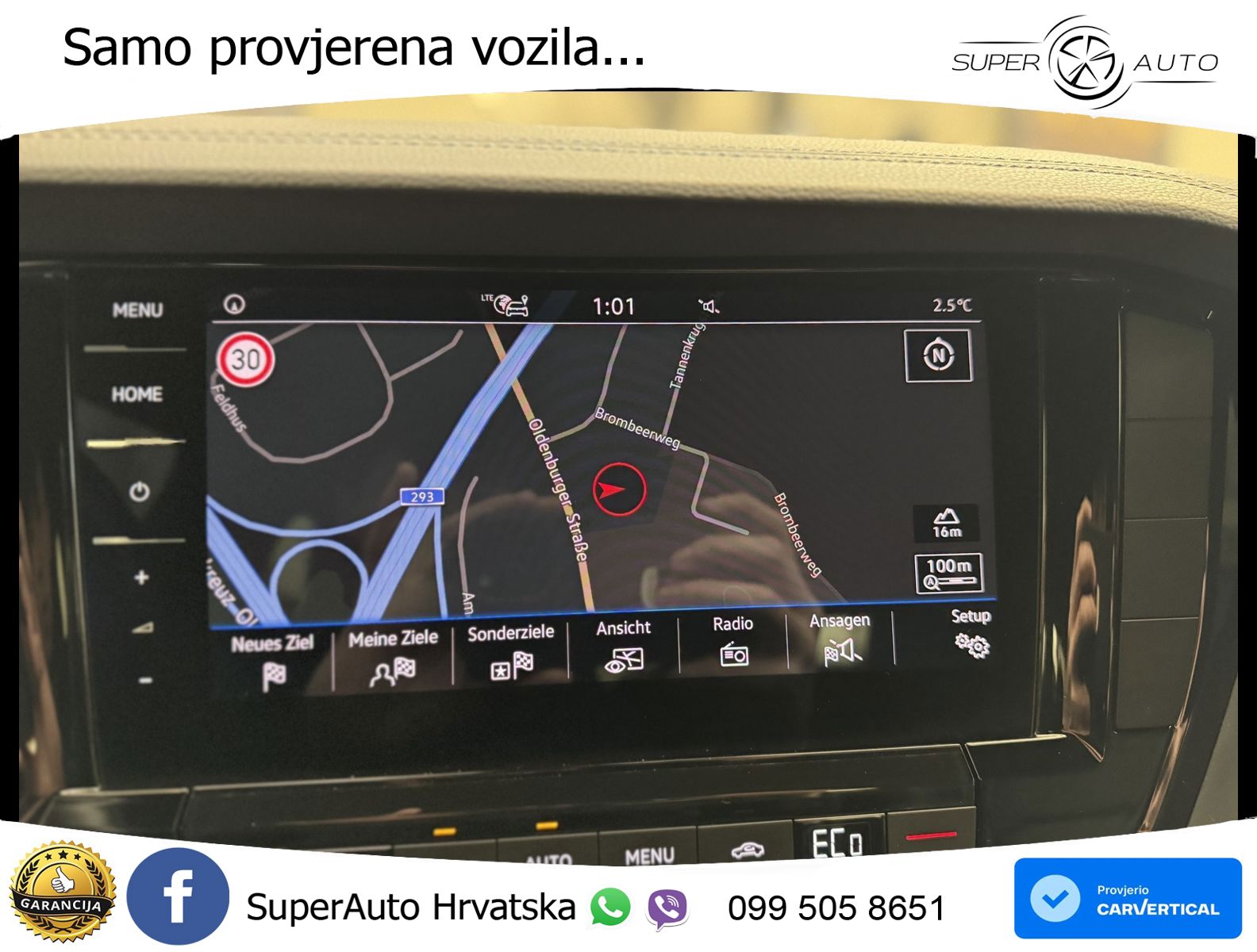 Volkswagen Touareg 3.0 V6 TDI (231 KS) 4MOTION Tiptronic R-Line ZRAČNI+ACC+GR SJED+KAM