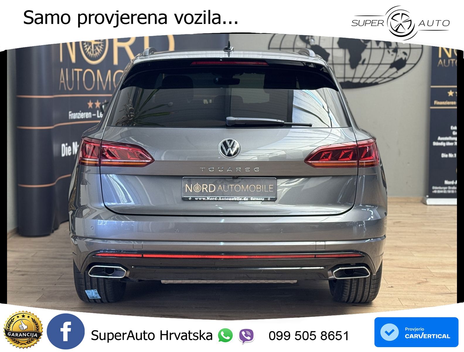 Volkswagen Touareg 3.0 V6 TDI (231 KS) 4MOTION Tiptronic R-Line ZRAČNI+ACC+GR SJED+KAM