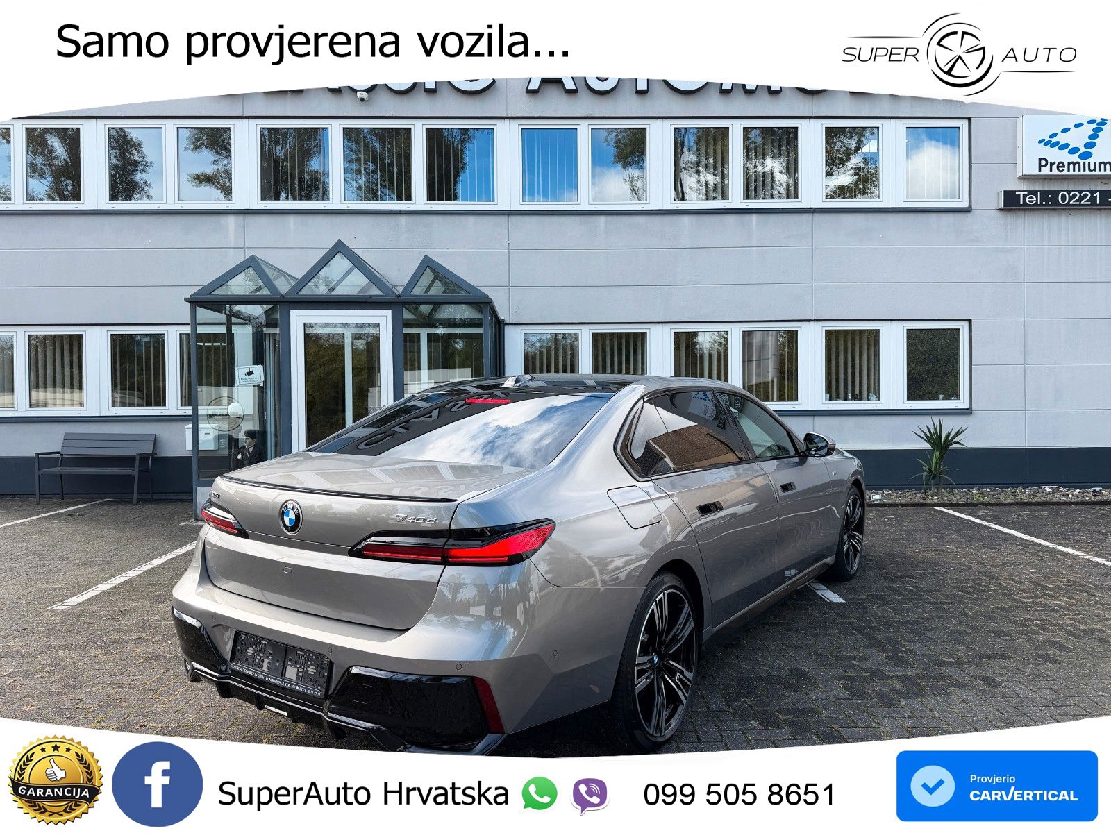 BMW 740d (299 KS) xDrive Steptronic M Sport ZRAČNI+ACC+GR SJED+KAM+PANO