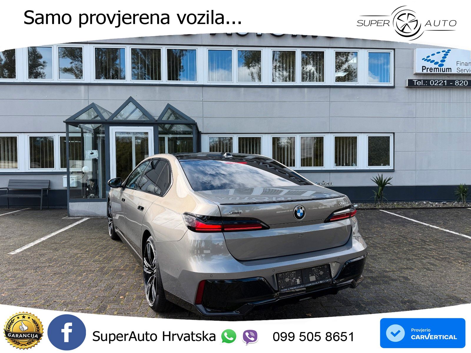 BMW 740d (299 KS) xDrive Steptronic M Sport ZRAČNI+ACC+GR SJED+KAM+PANO