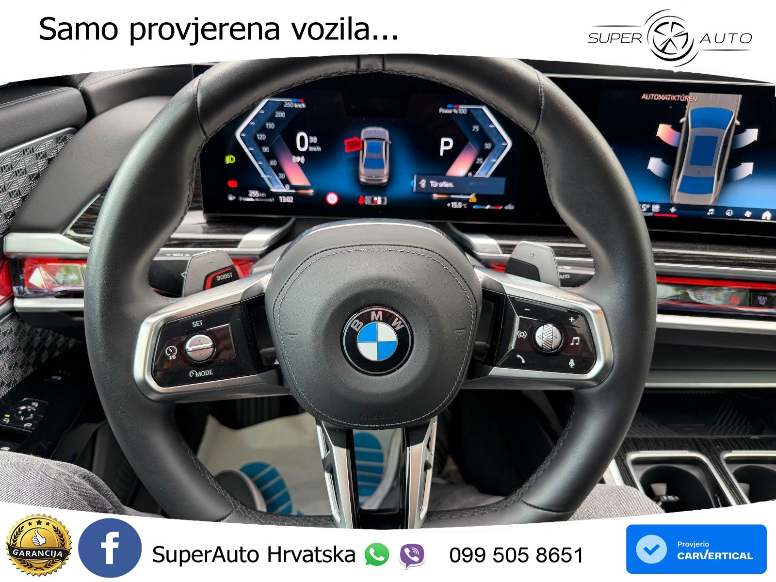BMW 740d (299 KS) xDrive Steptronic M Sport ZRAČNI+ACC+GR SJED+KAM+PANO