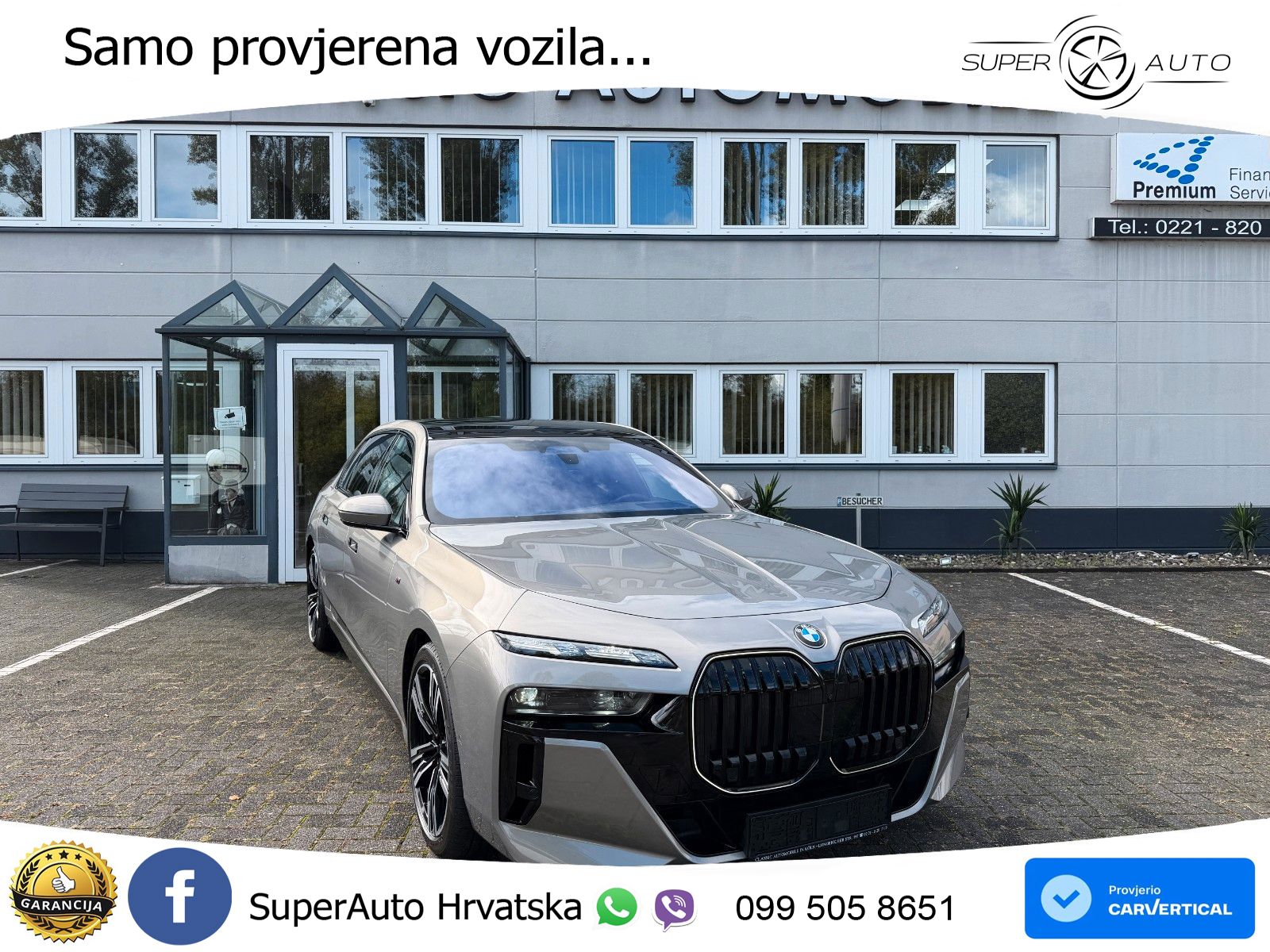 BMW 740d (299 KS) xDrive Steptronic M Sport ZRAČNI+ACC+GR SJED+KAM+PANO