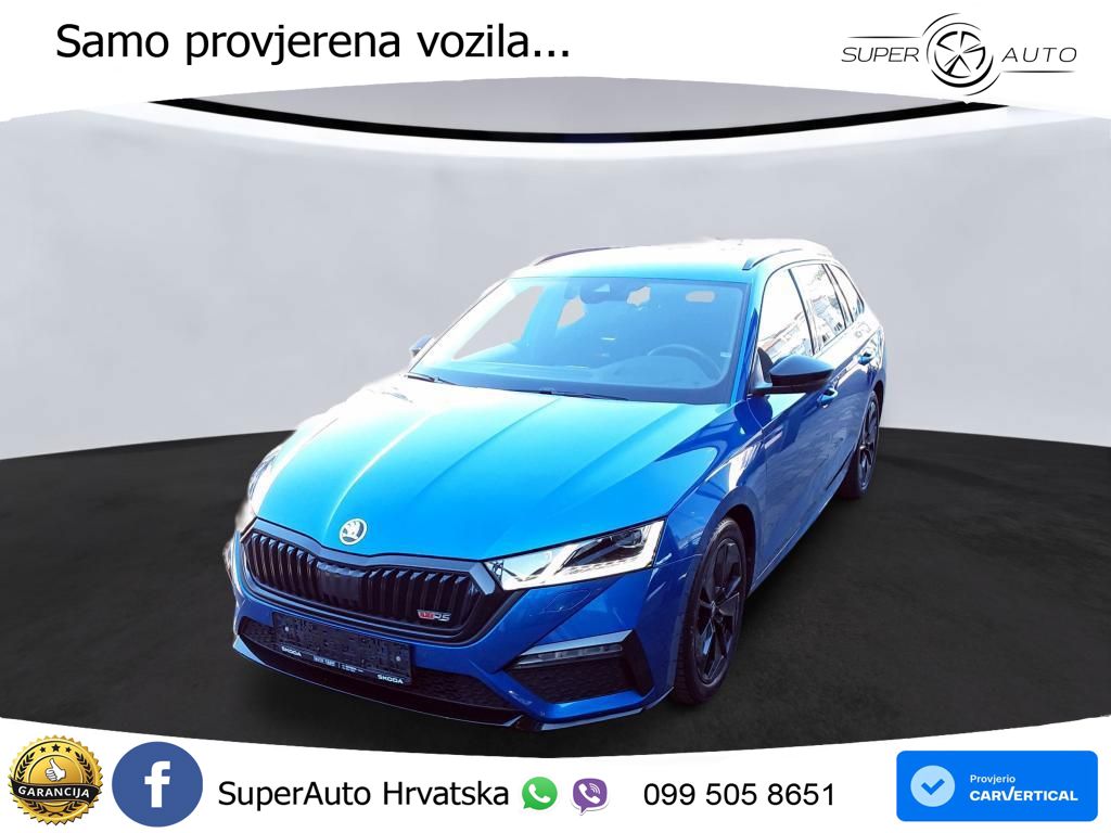 Škoda Octavia Combi RS 2.0 TDI (200 KS) DSG LED+GR SJED+ACC