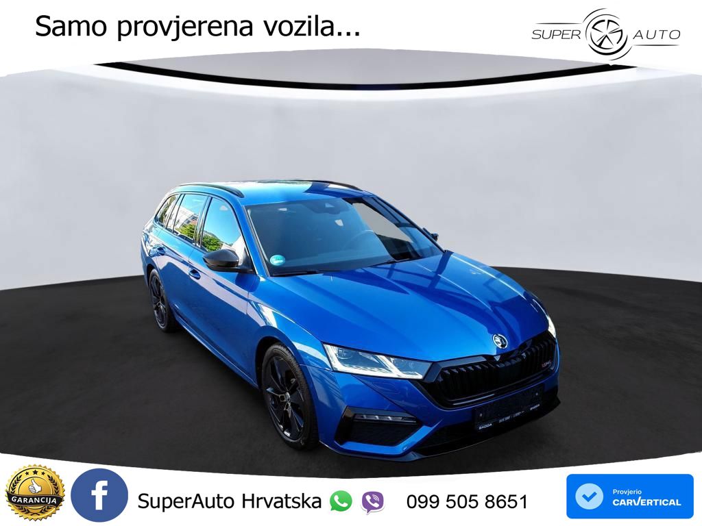 Škoda Octavia Combi RS 2.0 TDI (200 KS) DSG LED+GR SJED+ACC