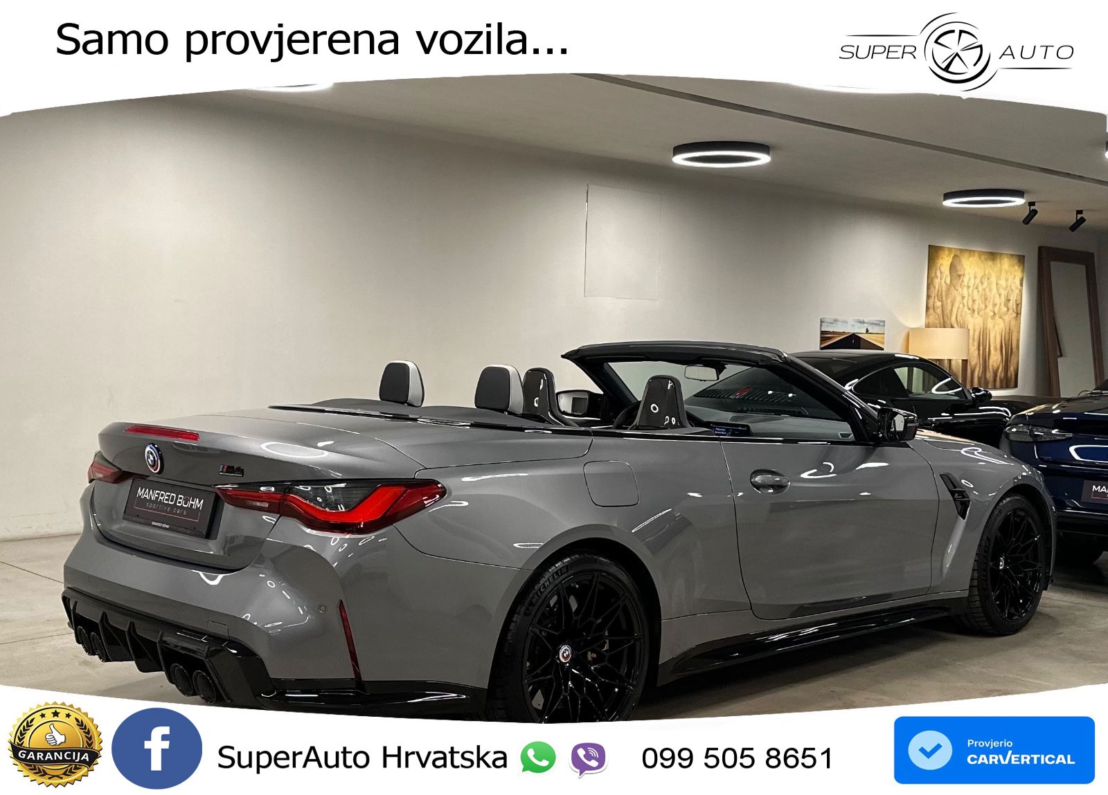 BMW M4 Convertible Competition 3.0 (510 KS) xDrive Steptronic LED+GR SJED+ACC