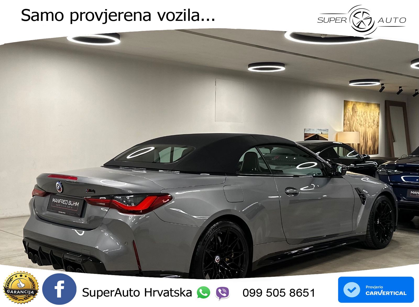 BMW M4 Convertible Competition 3.0 (510 KS) xDrive Steptronic LED+GR SJED+ACC