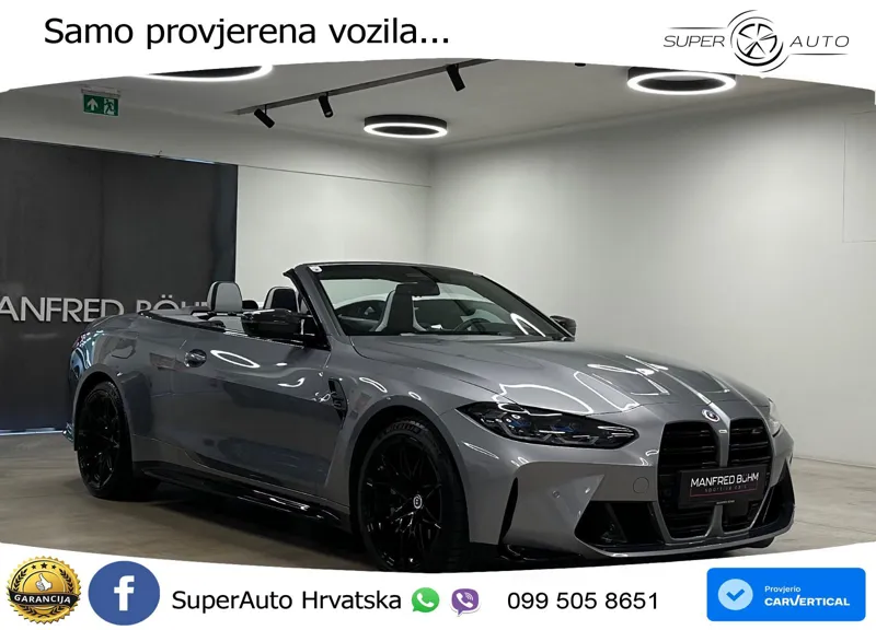 BMW M4 Convertible Competition 3.0 (510 KS) xDrive Steptronic LED+GR SJED+ACC