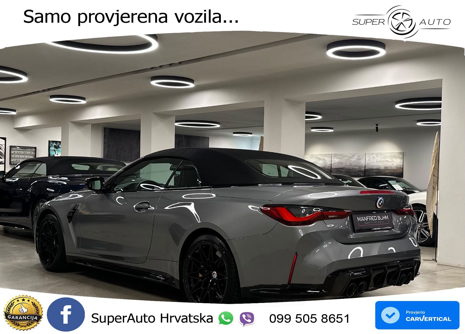 BMW M4 Convertible Competition 3.0 (510 KS) xDrive Steptronic LED+GR SJED+ACC