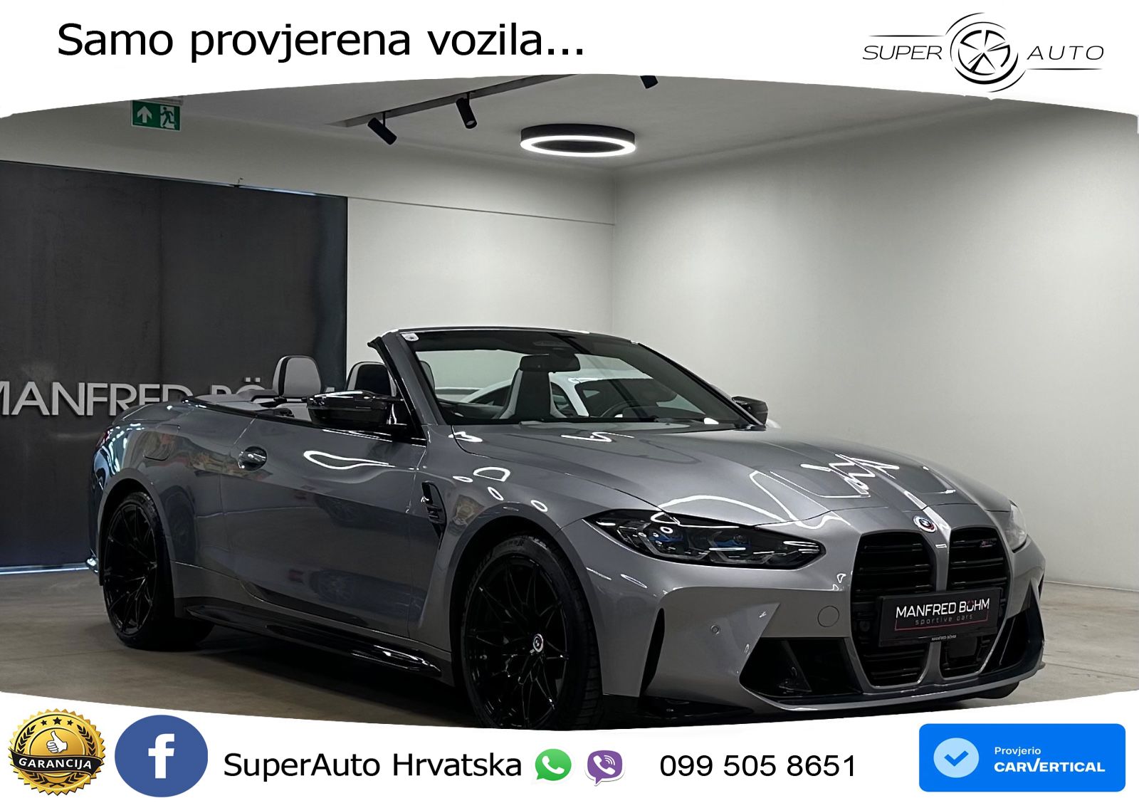 BMW M4 Convertible Competition 3.0 (510 KS) xDrive Steptronic LED+GR SJED+ACC