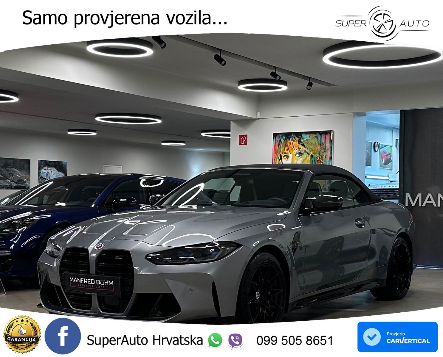BMW M4 Convertible Competition 3.0 (510 KS) xDrive Steptronic LED+GR SJED+ACC
